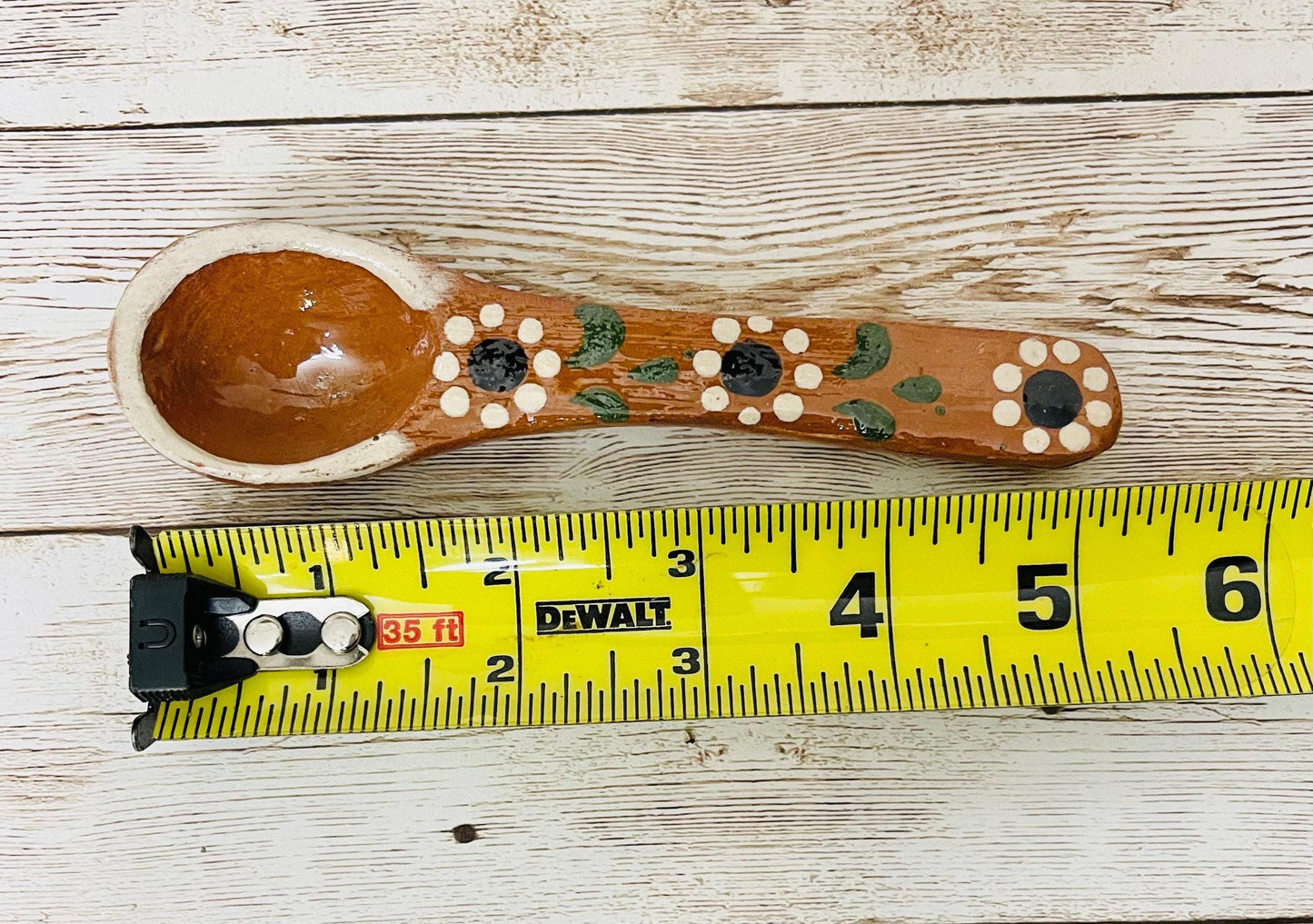 Mexican Terracotta Spoons Cucharas de Barro Mexicano