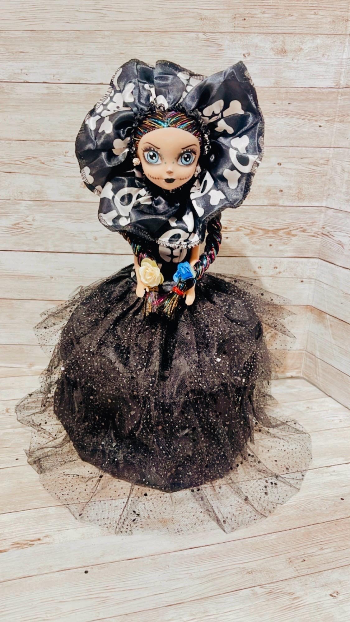 Day of the Dead Frida Kahlo Catrina Doll Catrina de Frida Kahlo Dia de Muertos