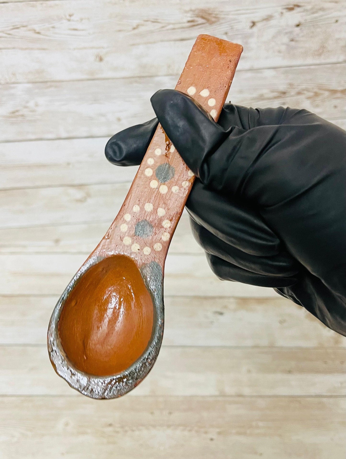 Mexican Terracotta Spoons Cucharas de Barro Mexicano