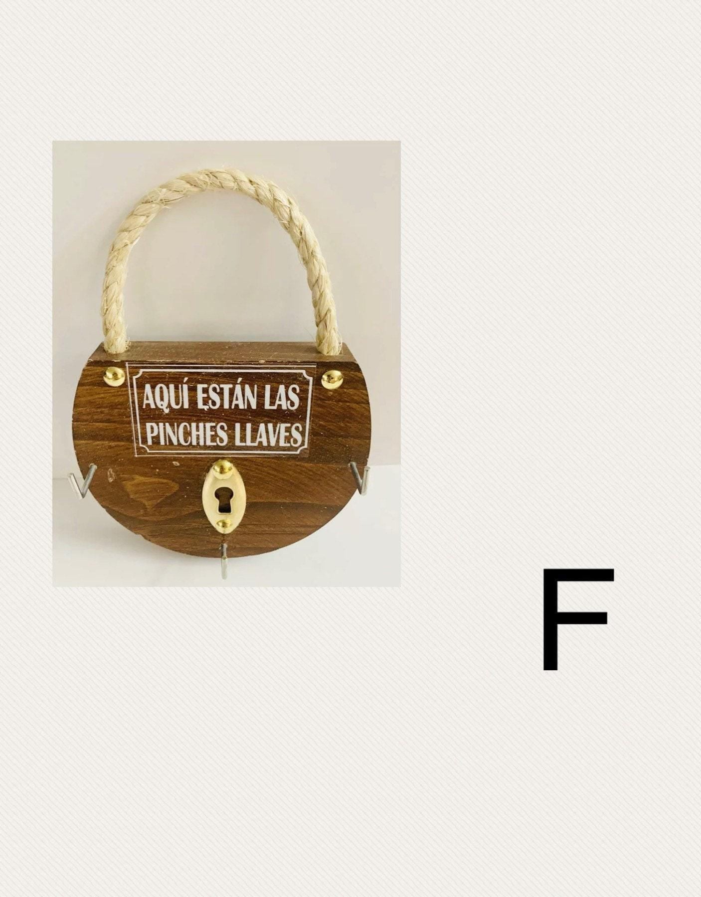 Llavero Mexicano Aqui Estan Las Pinches Llaves Porta Llaves Keychain Key Holder Display-Key Wall Display Mexican Key Holder
