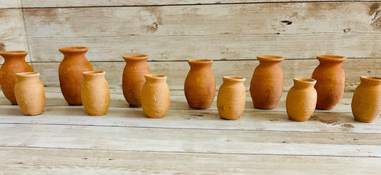 12x Mini Cantaritos for Tequila Shots or Hot Tea Mini Tequileros Mexicanos 2 Sizes