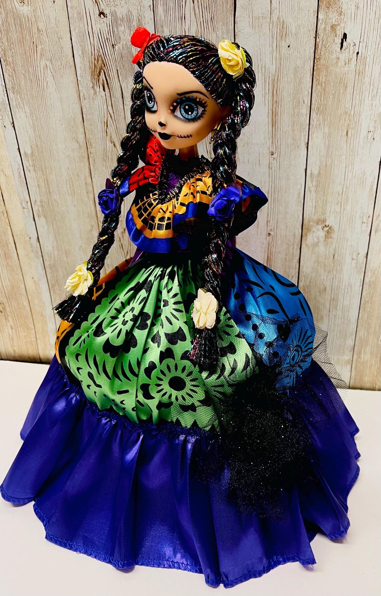 Day of the Dead Frida Kahlo Catrina Doll Catrina de Frida Kahlo Dia de Muertos