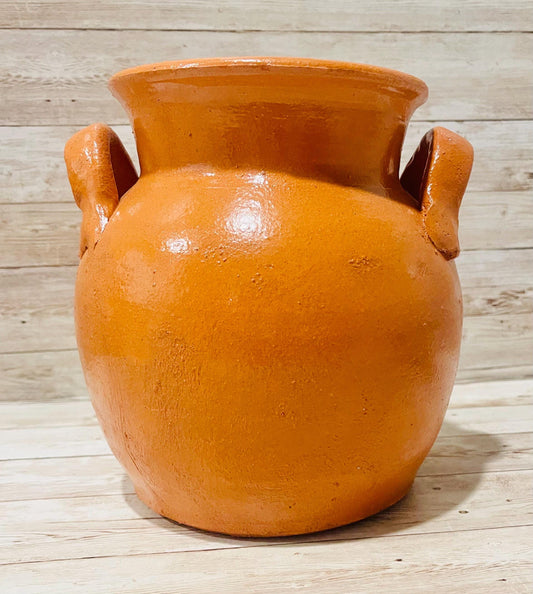 Mexican 2 Liter Terra Cota Pot Olla de Barro Mexicana de 2 Litros