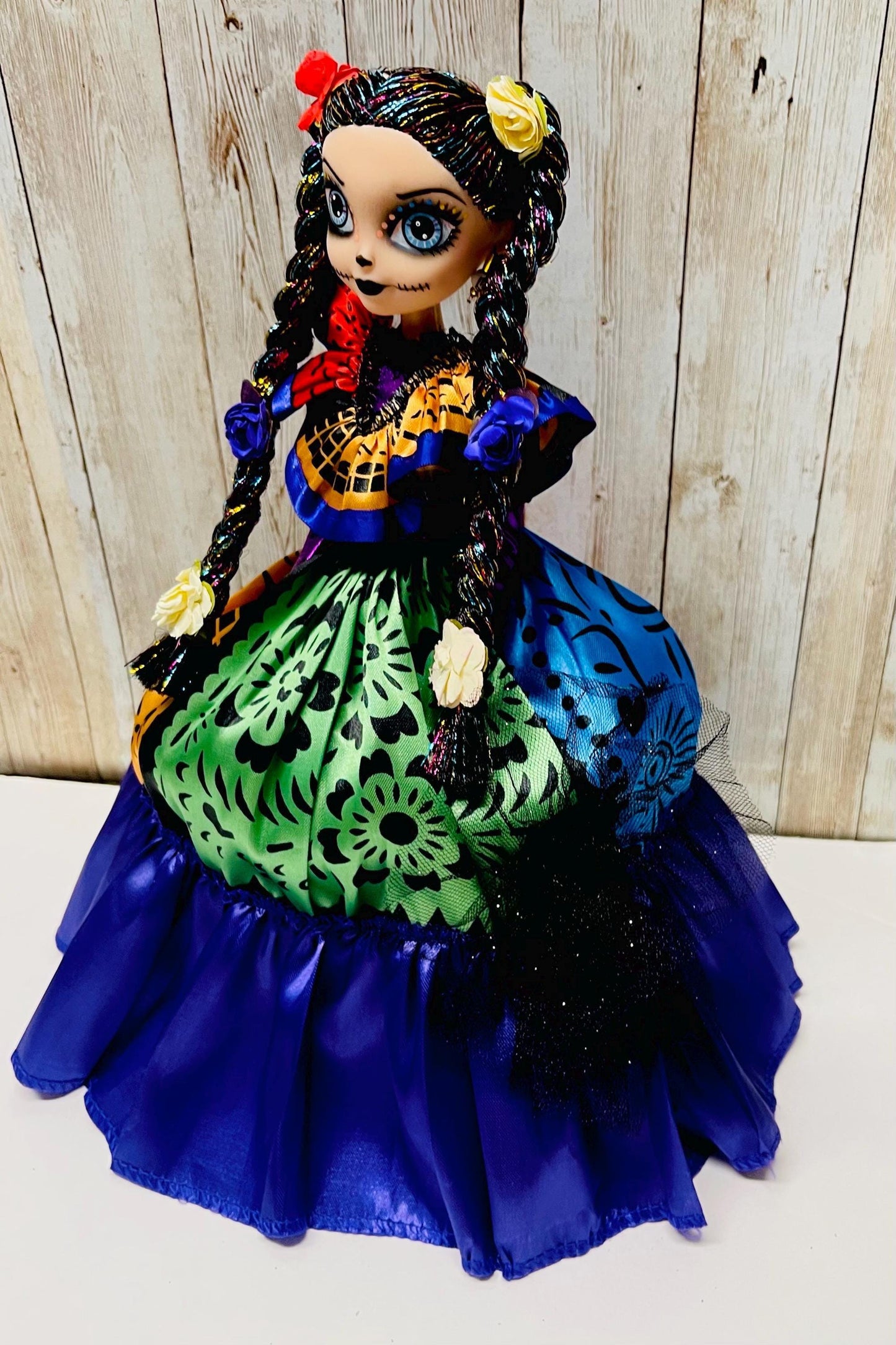 Day of the Dead Frida Kahlo Catrina Doll Catrina de Frida Kahlo Dia de Muertos