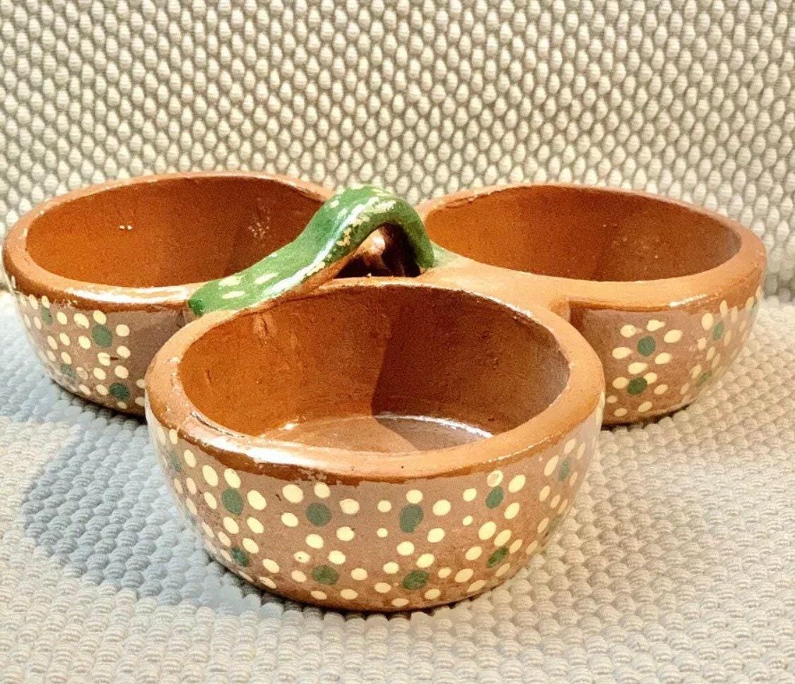 Terracotta Salsa Holder (2, 3, 4 &5 Trays) Salsero de Barro de 2, 3, 4, y 5 Platos