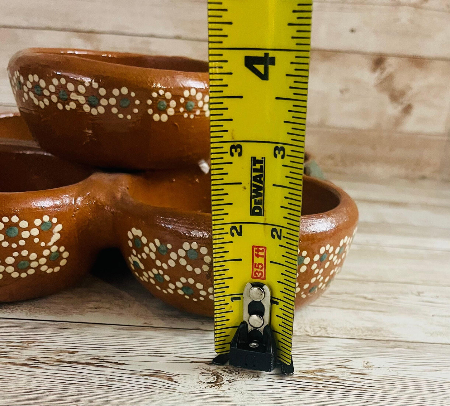 Terracotta Salsa Holder (2, 3, 4 &5 Trays) Salsero de Barro de 2, 3, 4, y 5 Platos