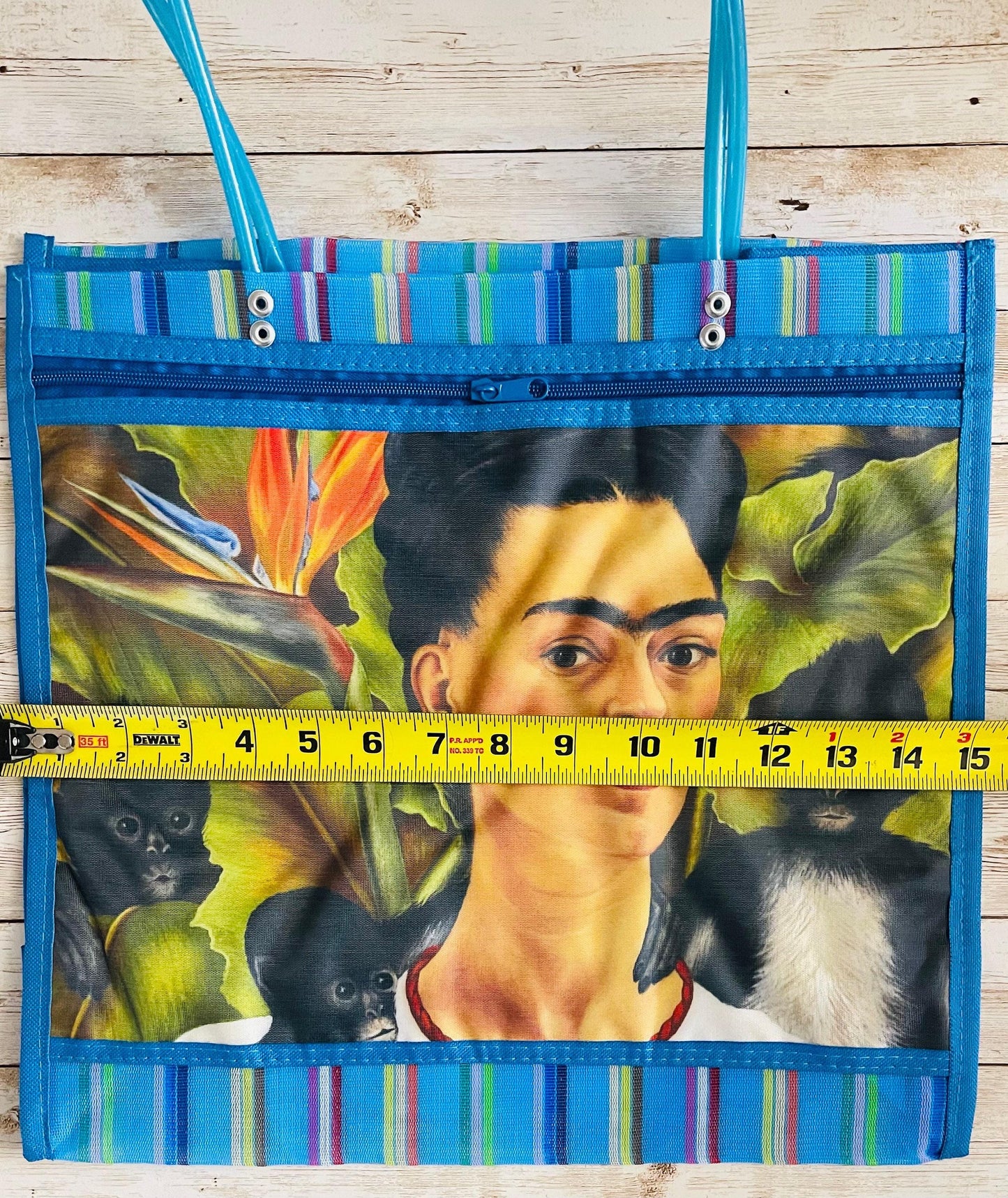 Frida Kahlo Reuseable Mesh Mercado Bag Bolsa de Maya de Frida Kahlo