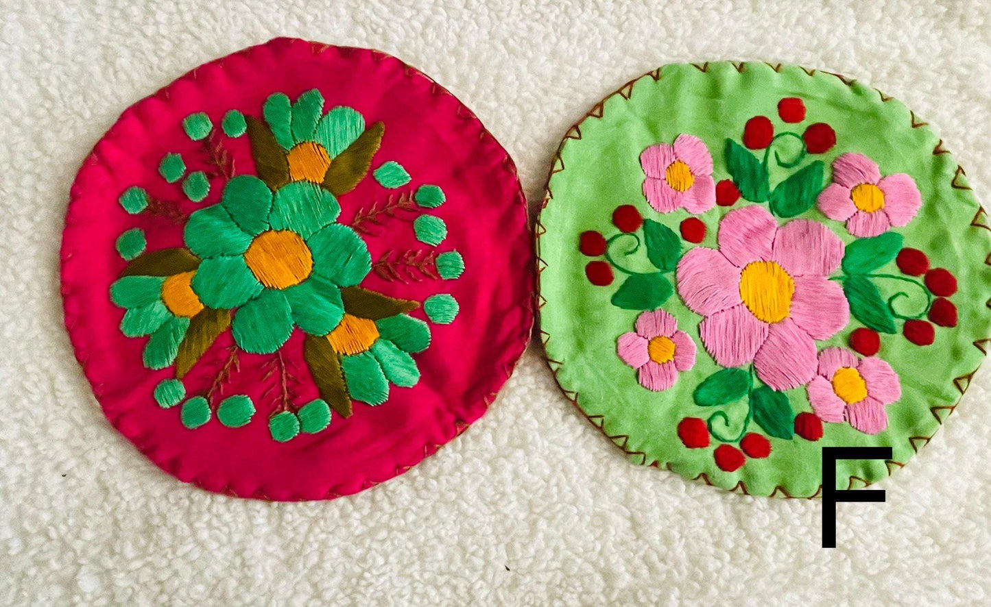 Handmade Embroidered Mexican Tortilleros