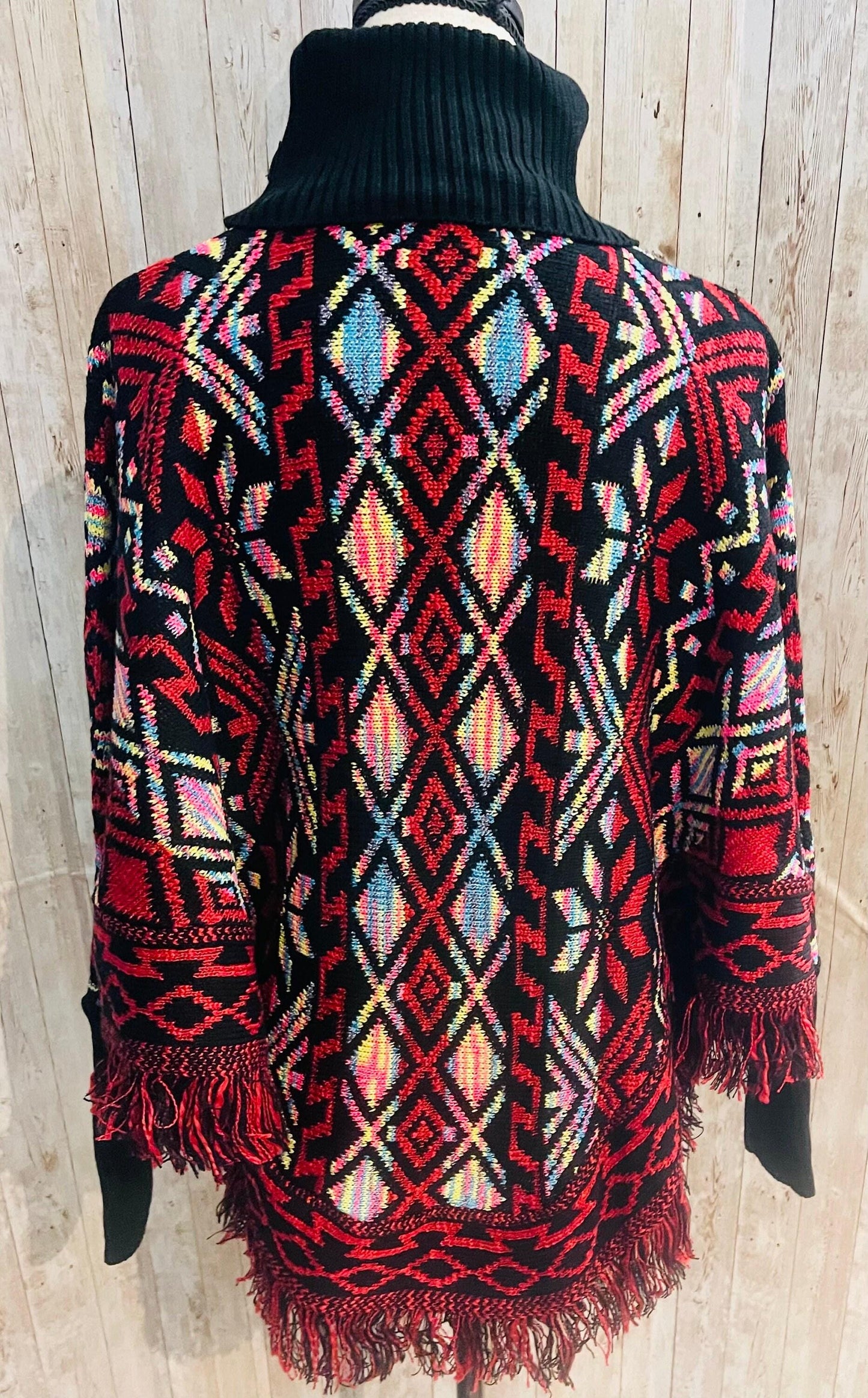 Mexican Artesenal Mañanita Poncho Jorongo Capa Mexicana Artesanal