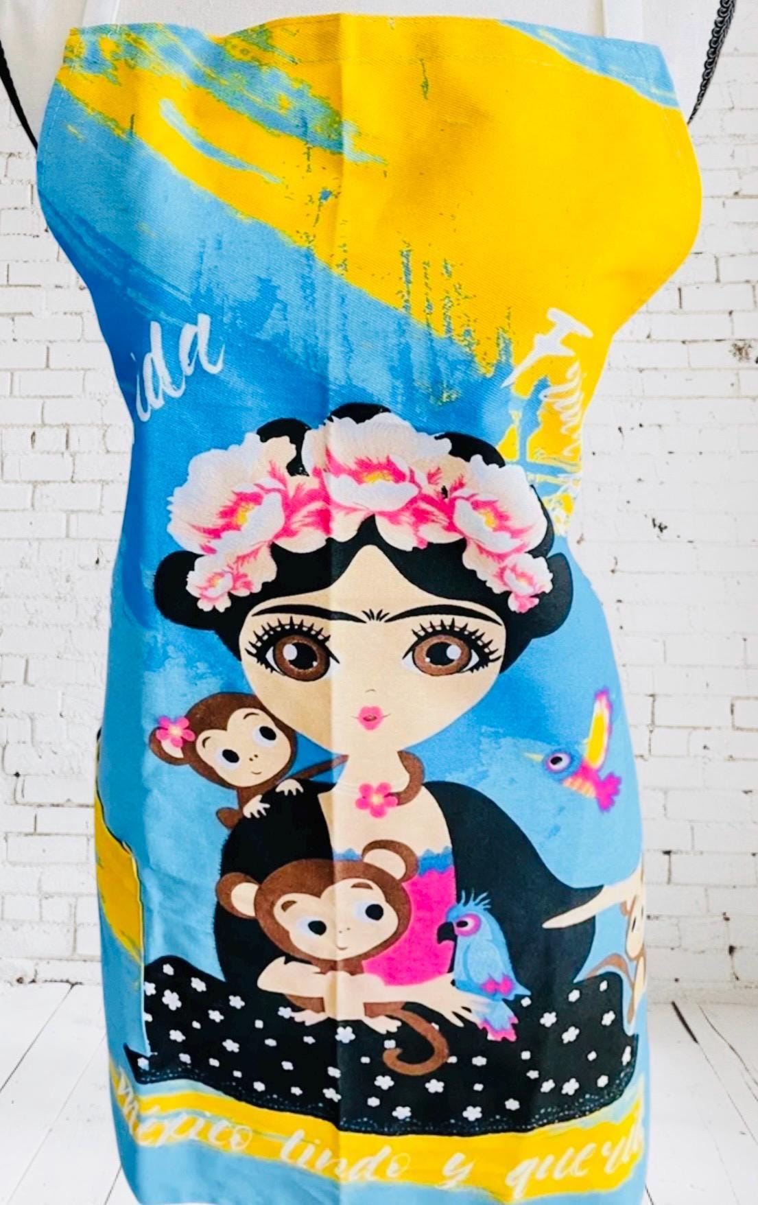 Mandil Mexicano de Frida Kahlo Mexican Frida Kahlo Apron