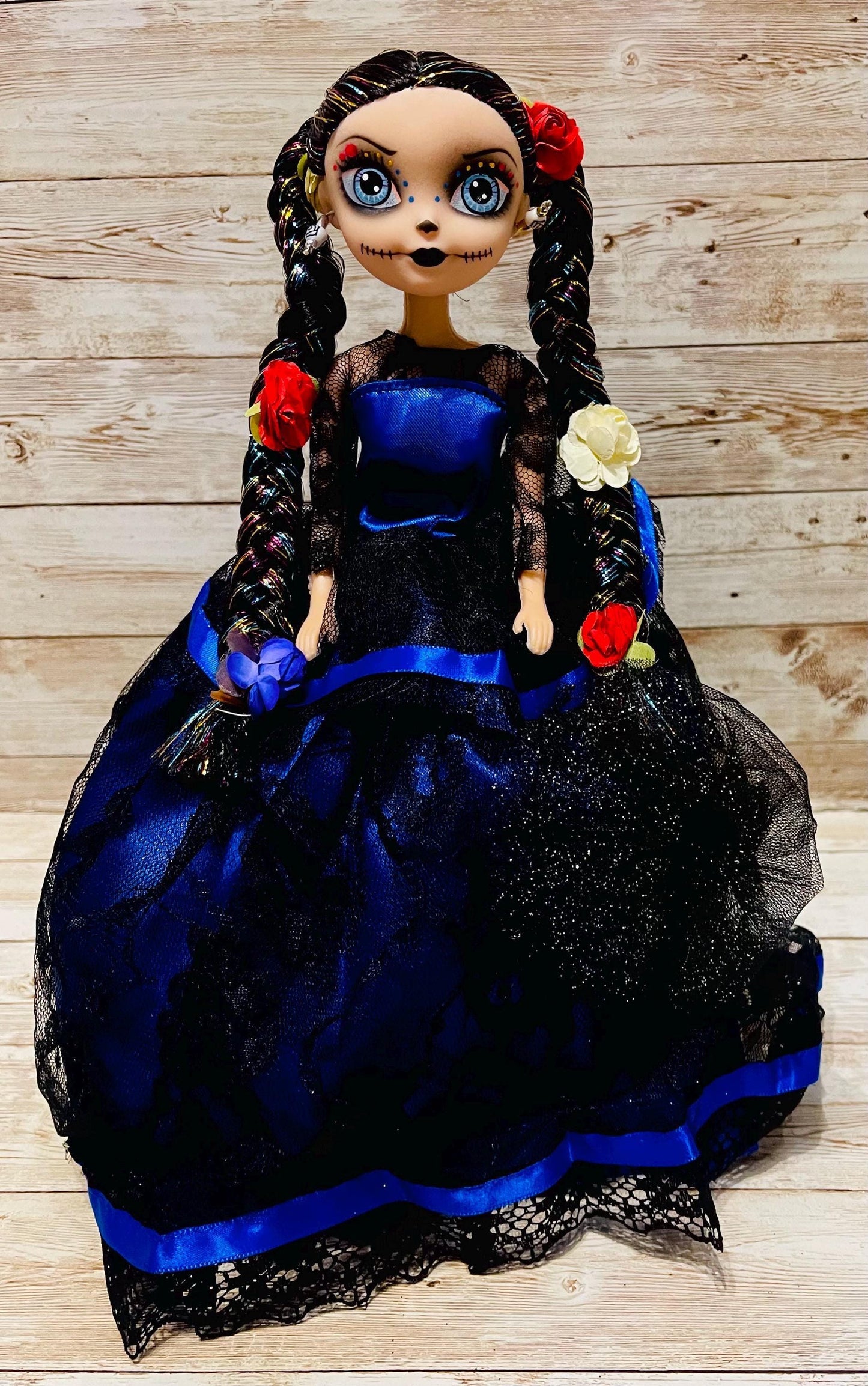 Day of the Dead Frida Kahlo Doll Catrina de Frida Kahlo Dia de Muertos