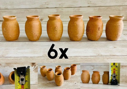 Mini Cantaritos for Tequila Shots or Hot Tea Mini Tequileros Mexicanos