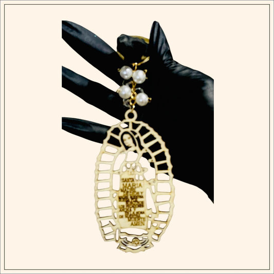 4 Mexican Wood Keychains 4 Llaveros Mexicanos Angel de mi Guarda, Dios te Salve Maria Virgen Maria Escoje 4 de tu Eleccion