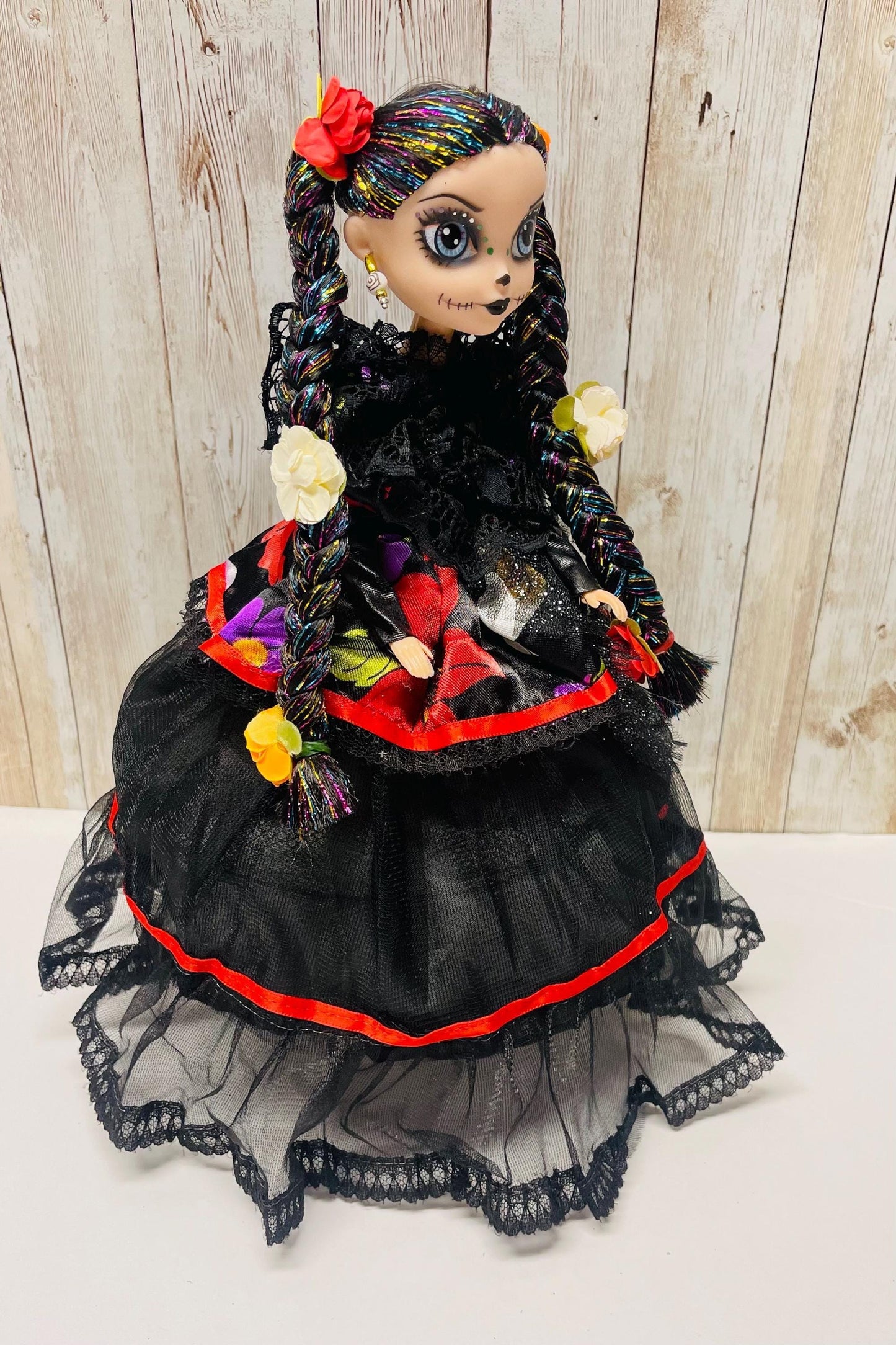 Day of the Dead Frida Kahlo Catrina Doll Catrina de Frida Kahlo Dia de Muertos