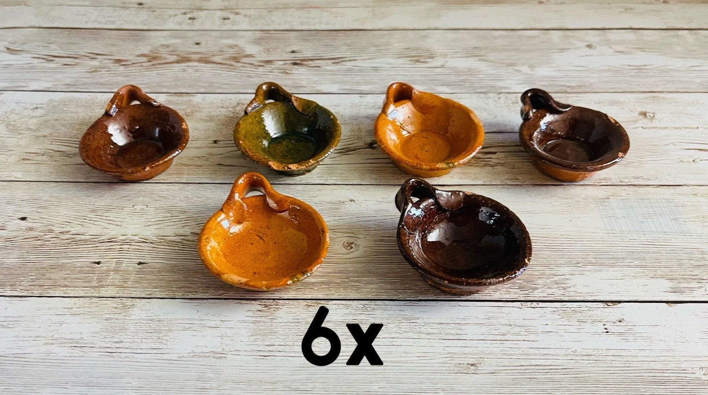 Cazuelitas Mini De Barro Mexicano Mini Mexican Clay Casseroles