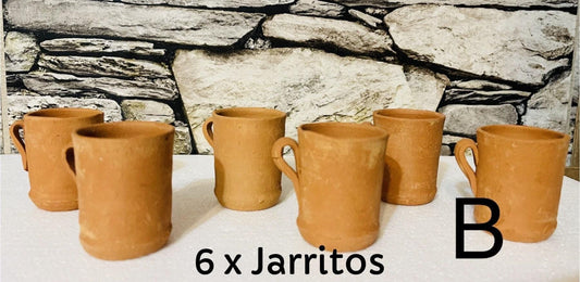 Mini Cantaritos for Tequila Shots or Hot Tea Mini Tequileros Mexicanos