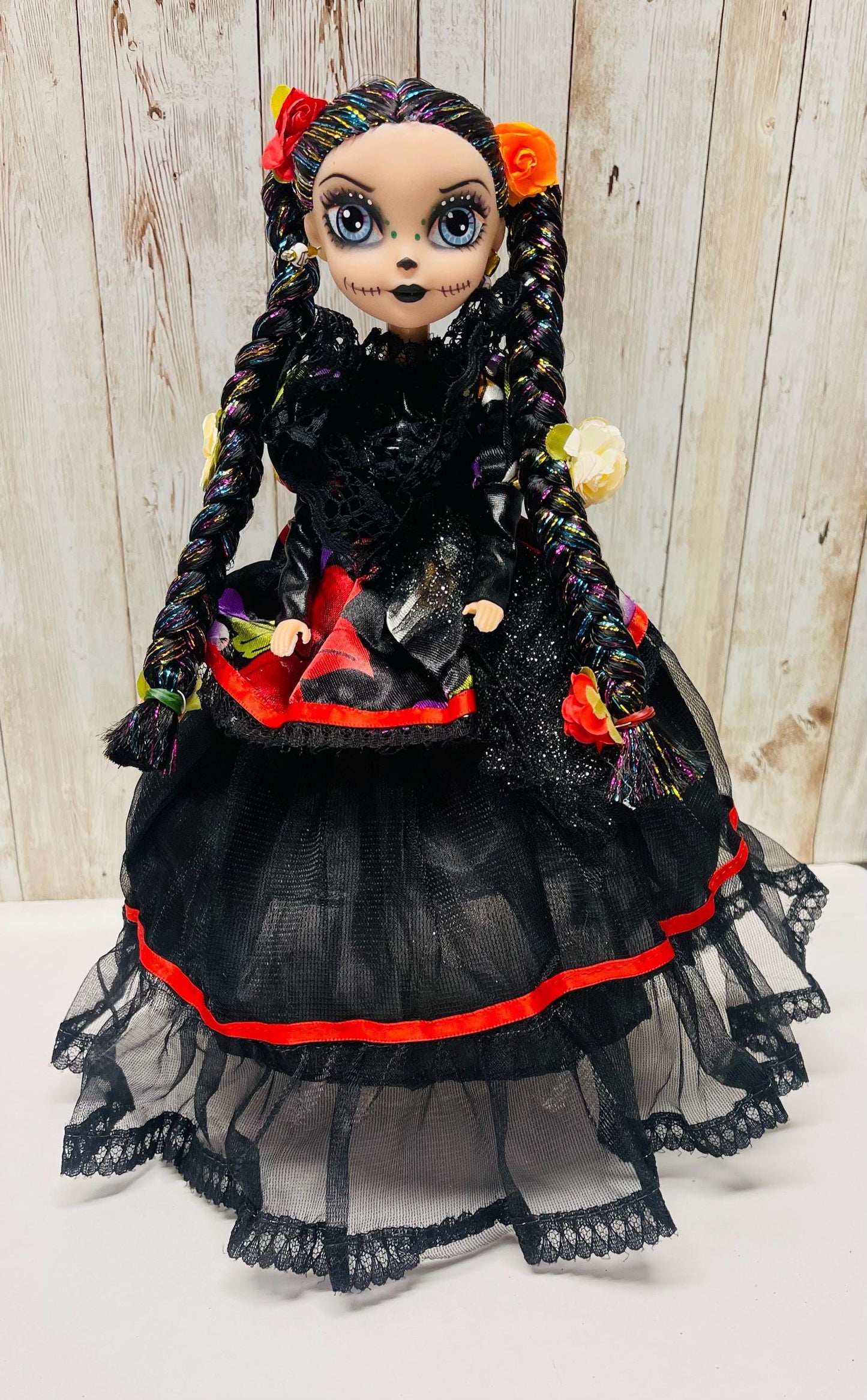 Day of the Dead Frida Kahlo Catrina Doll Catrina de Frida Kahlo Dia de Muertos