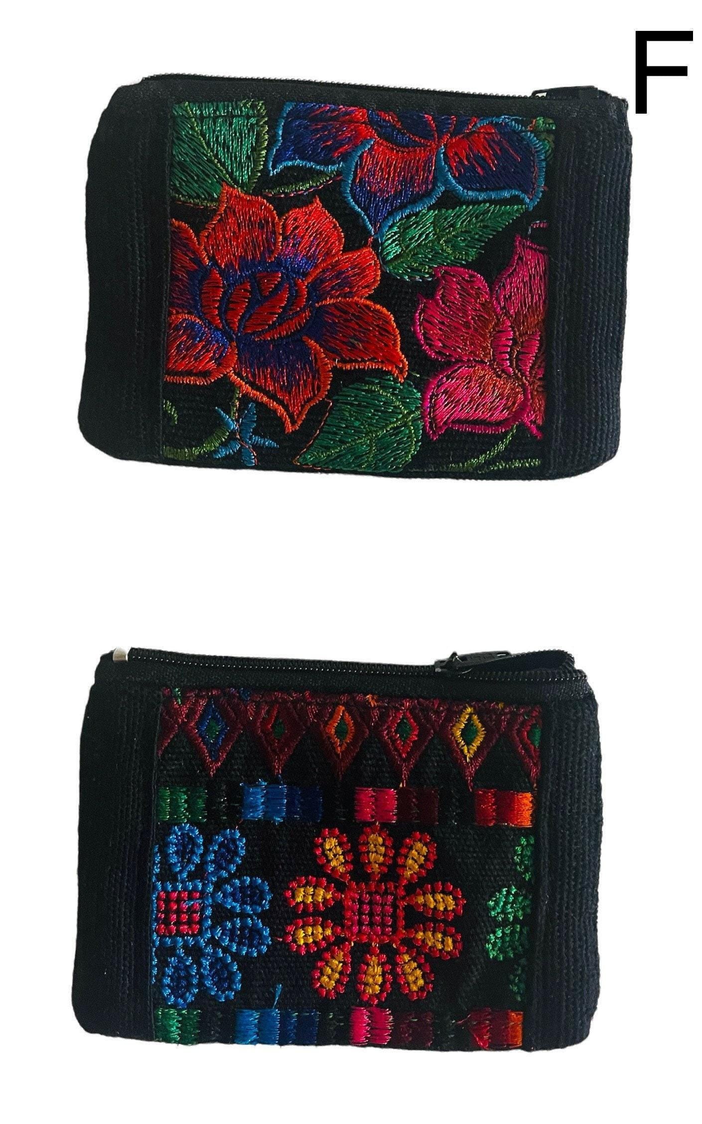 Mexican Embroidered Coin Purses 3x4 inches