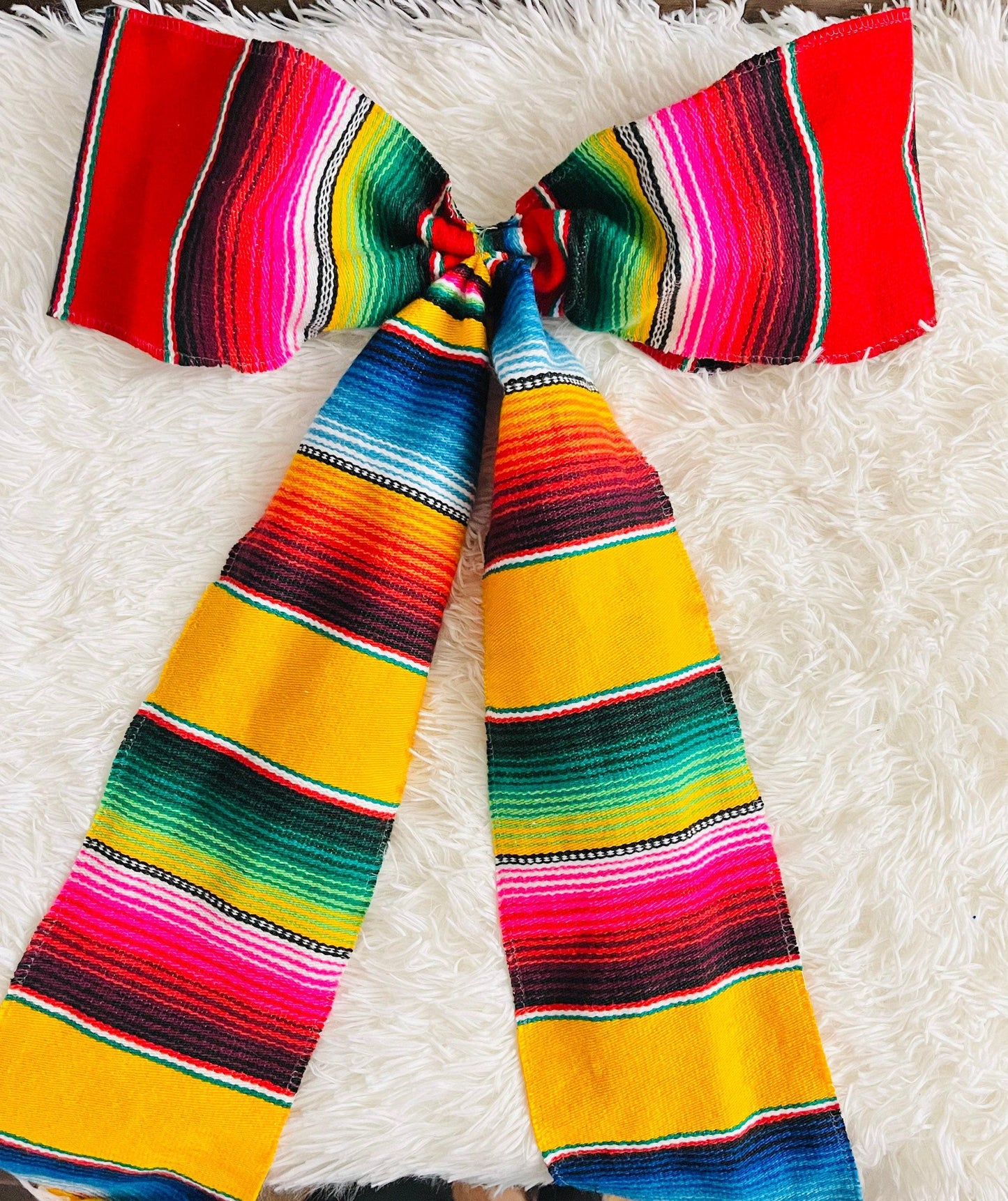 Mexican Sarape Stockings and Sarape Garland Sarape Bowl