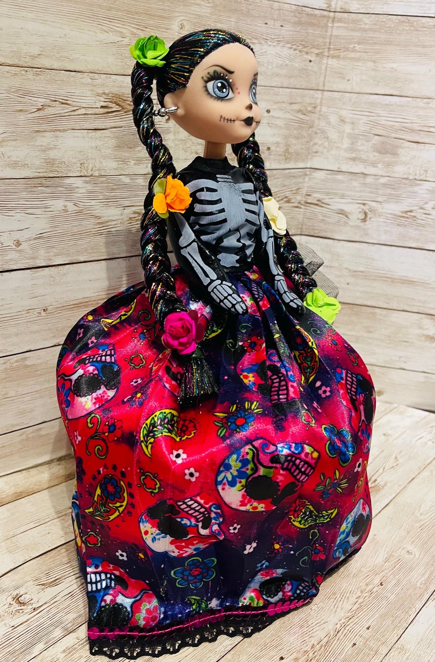 Day of the Dead Frida Kahlo Catrina Doll Catrina de Frida Kahlo Dia de Muertos