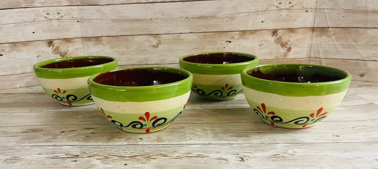 Terra Cota Mexican Clay Bowls Platos de Barro Engove