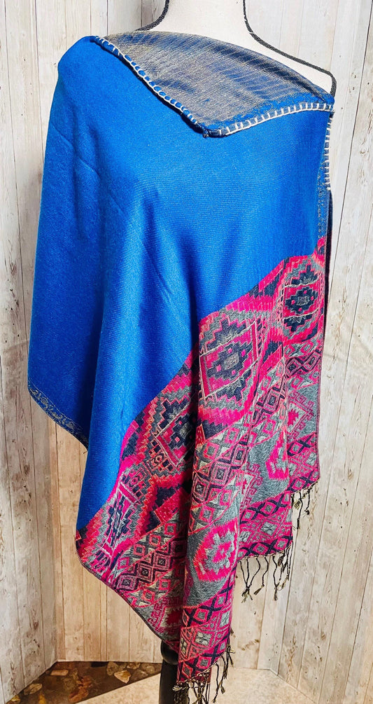 Handmade Mexican Mañanita Jorongo Capa Mexicana