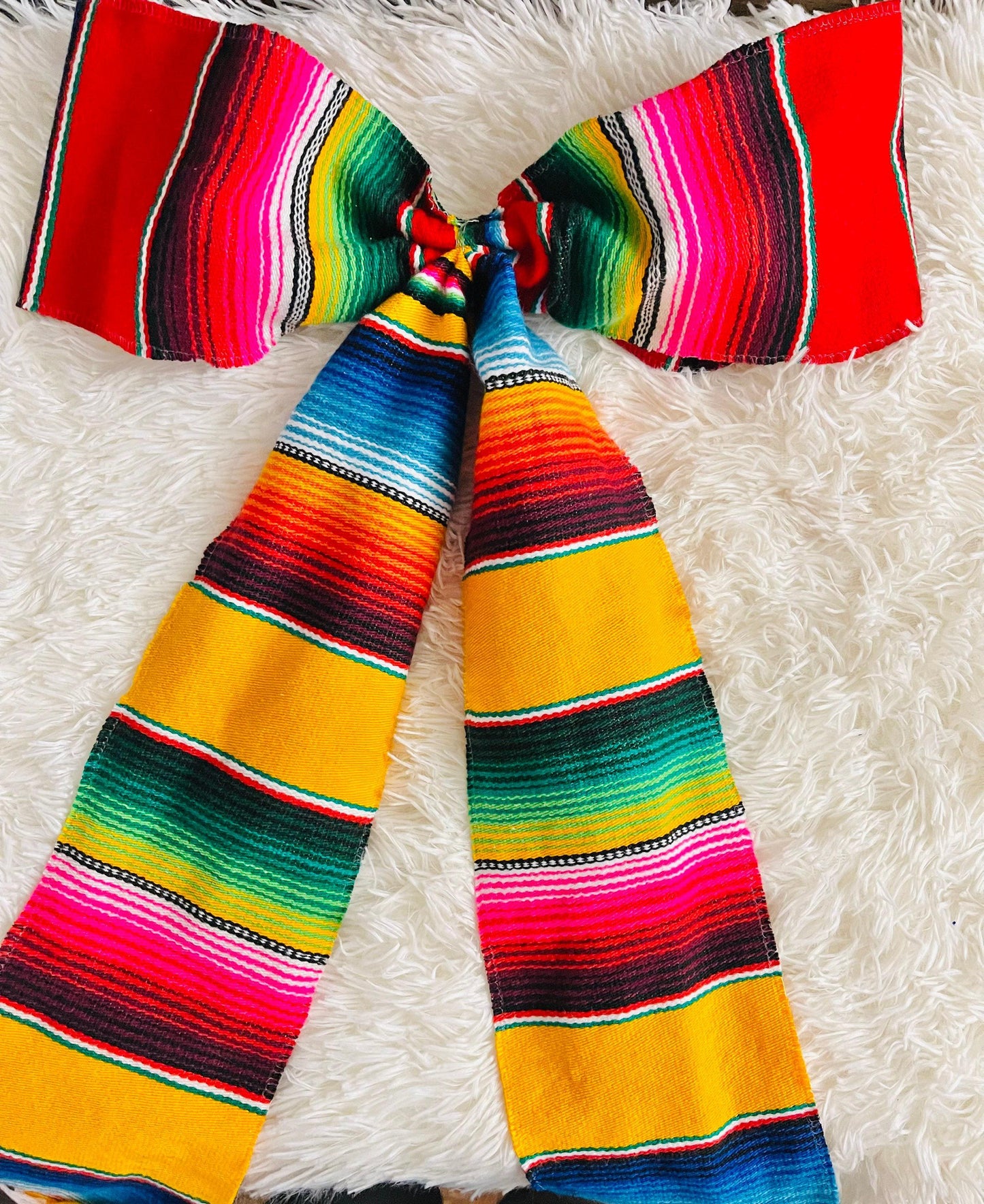 Mexican Sarape Stockings and Sarape Garland Sarape Bowl