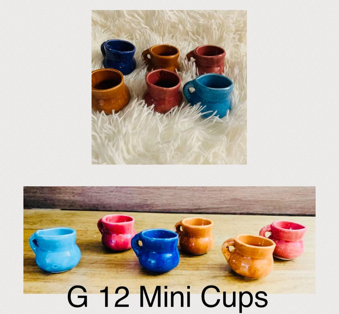 Mini Cantaritos for Tequila Shots or Hot Tea Mini Tequileros Mexicanos