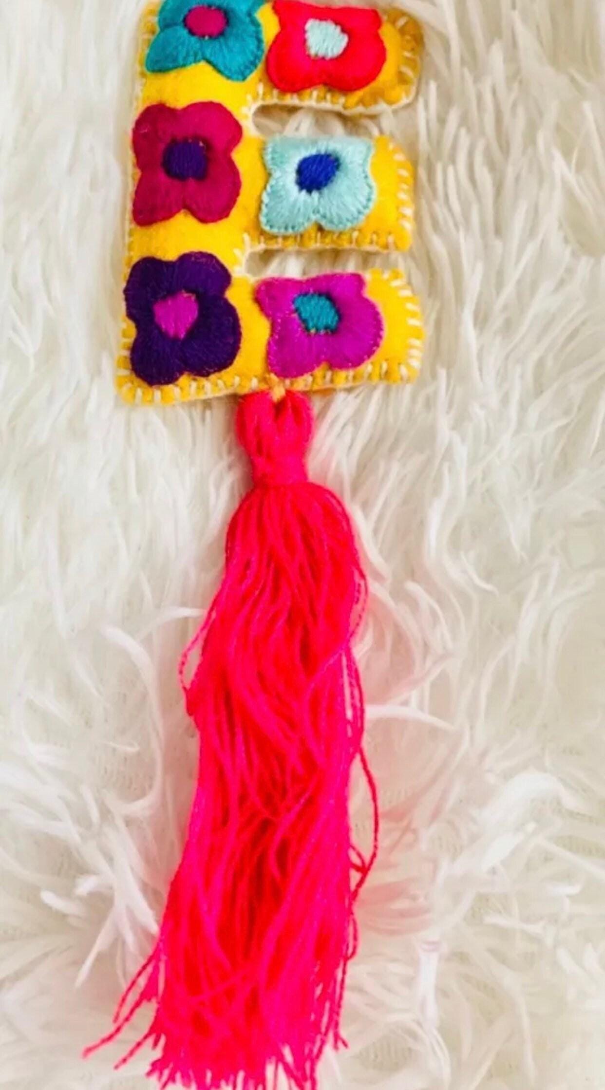 Handmade Alphabet Felt Letters Pompoms Ornaments Tassel Accessories Letras Decorativas