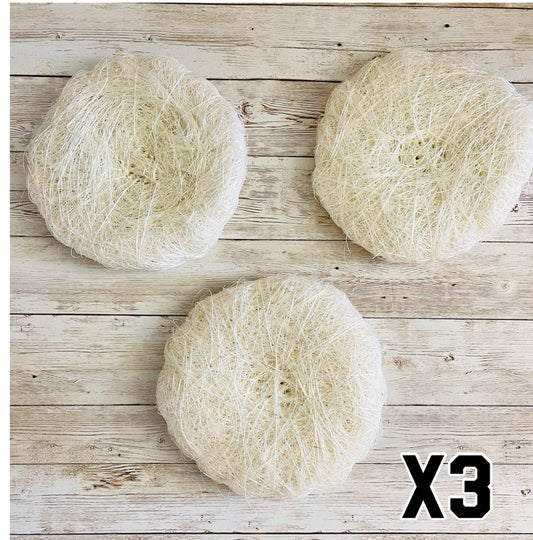 Estropajo De Ixtle Mexicano Ixtle Scourer Body Scrub 100% Natural Fibers