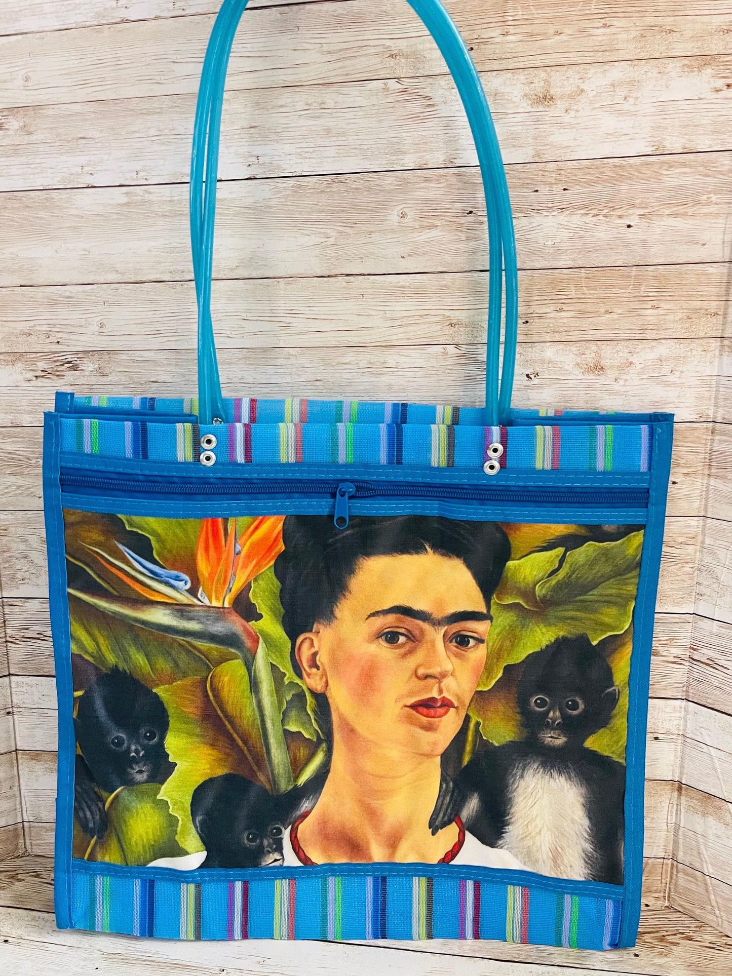 Frida Kahlo Reuseable Mesh Mercado Bag Bolsa de Maya de Frida Kahlo