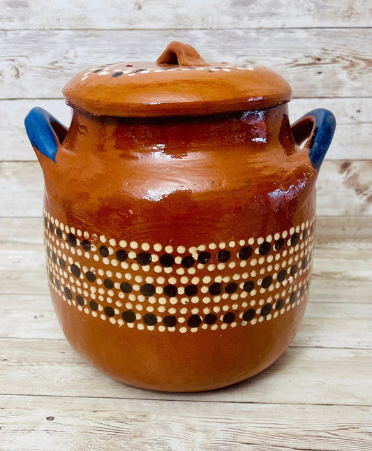 Handmade Clay Pot for Beans  Jarro de Barro para Frijoles Terracota Beans Pot
