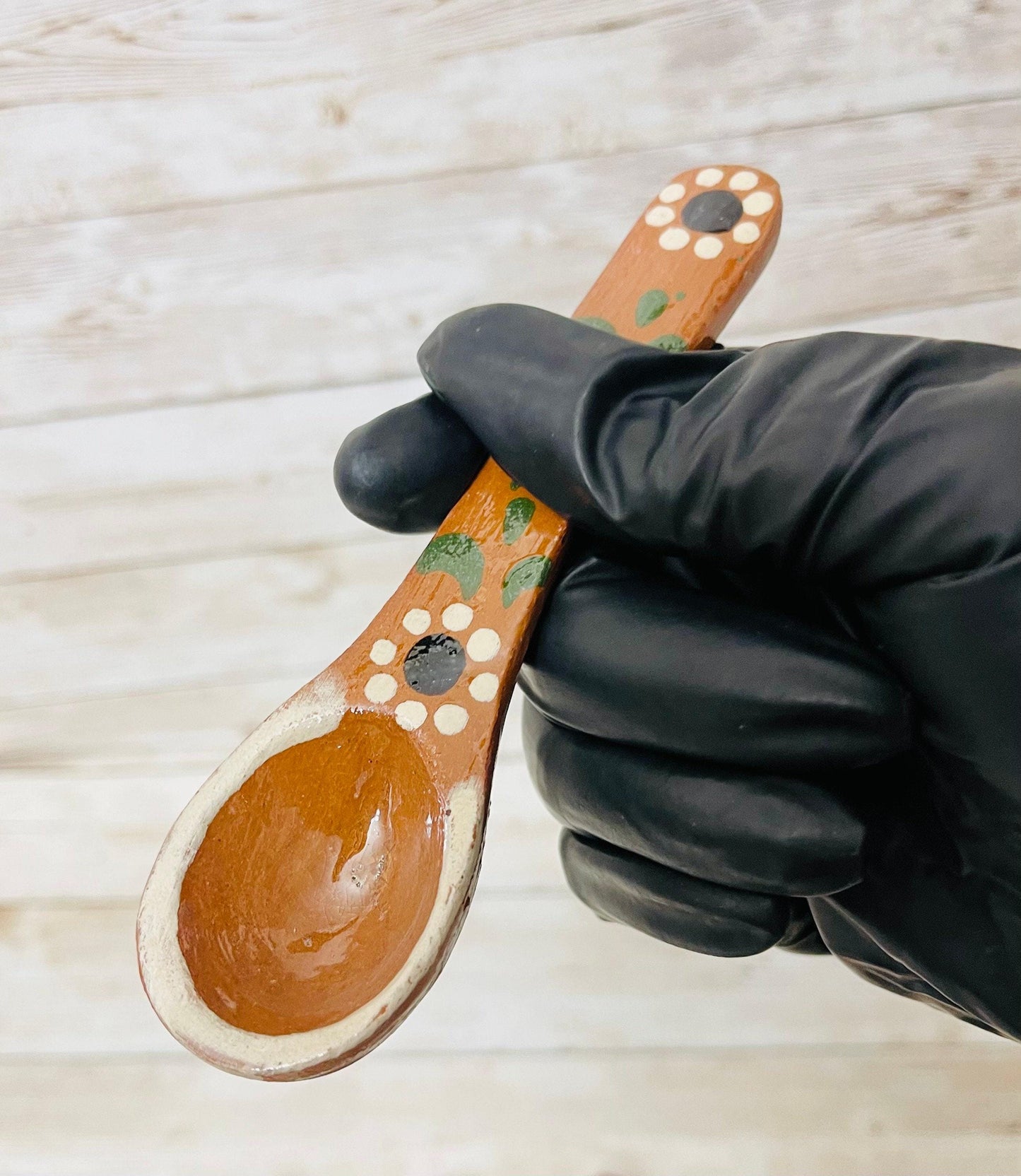 Mexican Terracotta Spoons Cucharas de Barro Mexicano