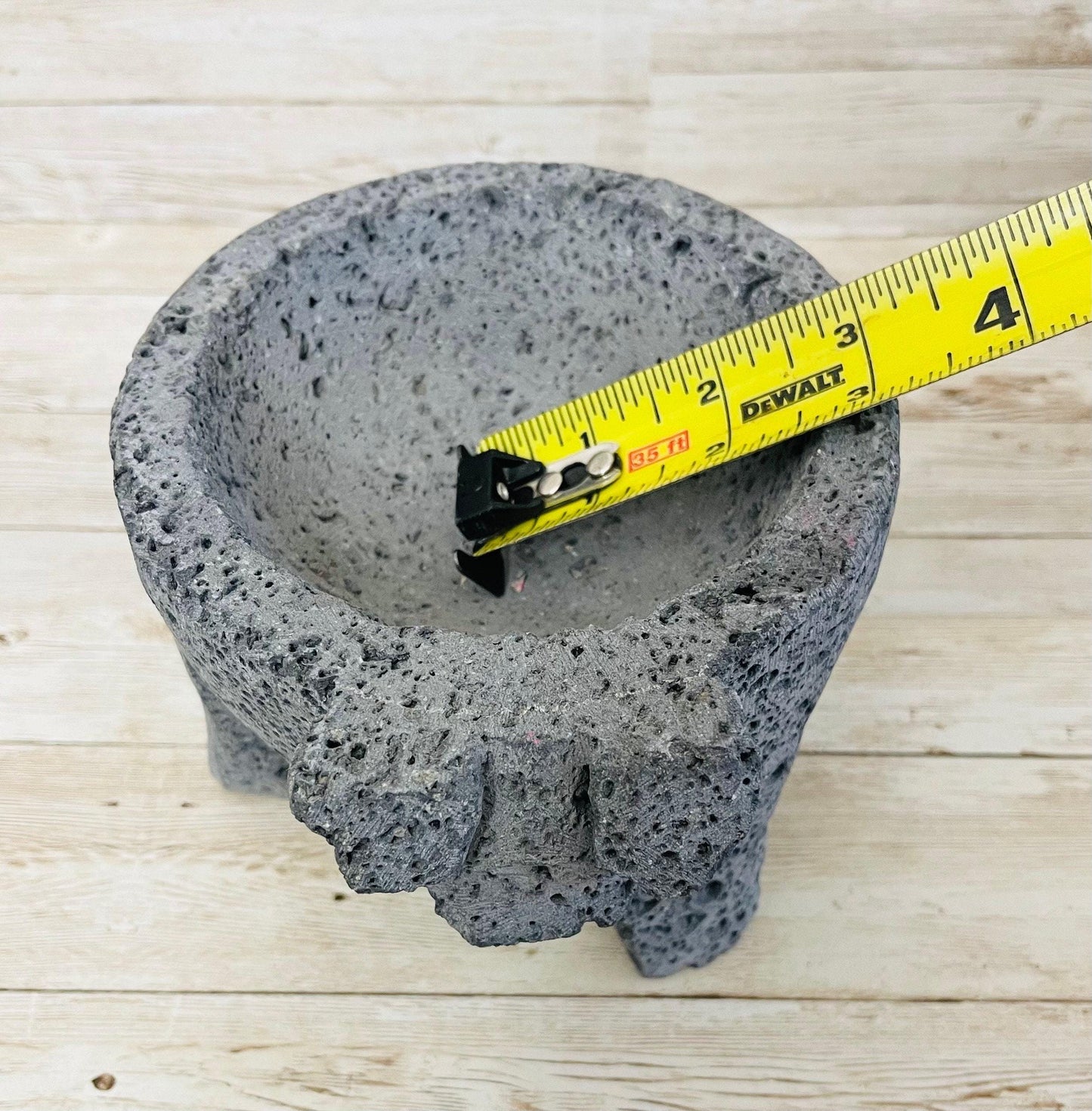 Molcajete/Tejolote Authentic Mexican Mortar & Pestle Made From Lava Rock “Pig”