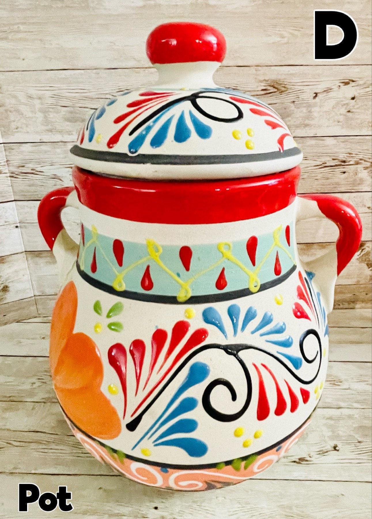 Terra Cota Mexican Clay Pots & Bowls Sets Ollas y Platos de Barro Engove en Sets
