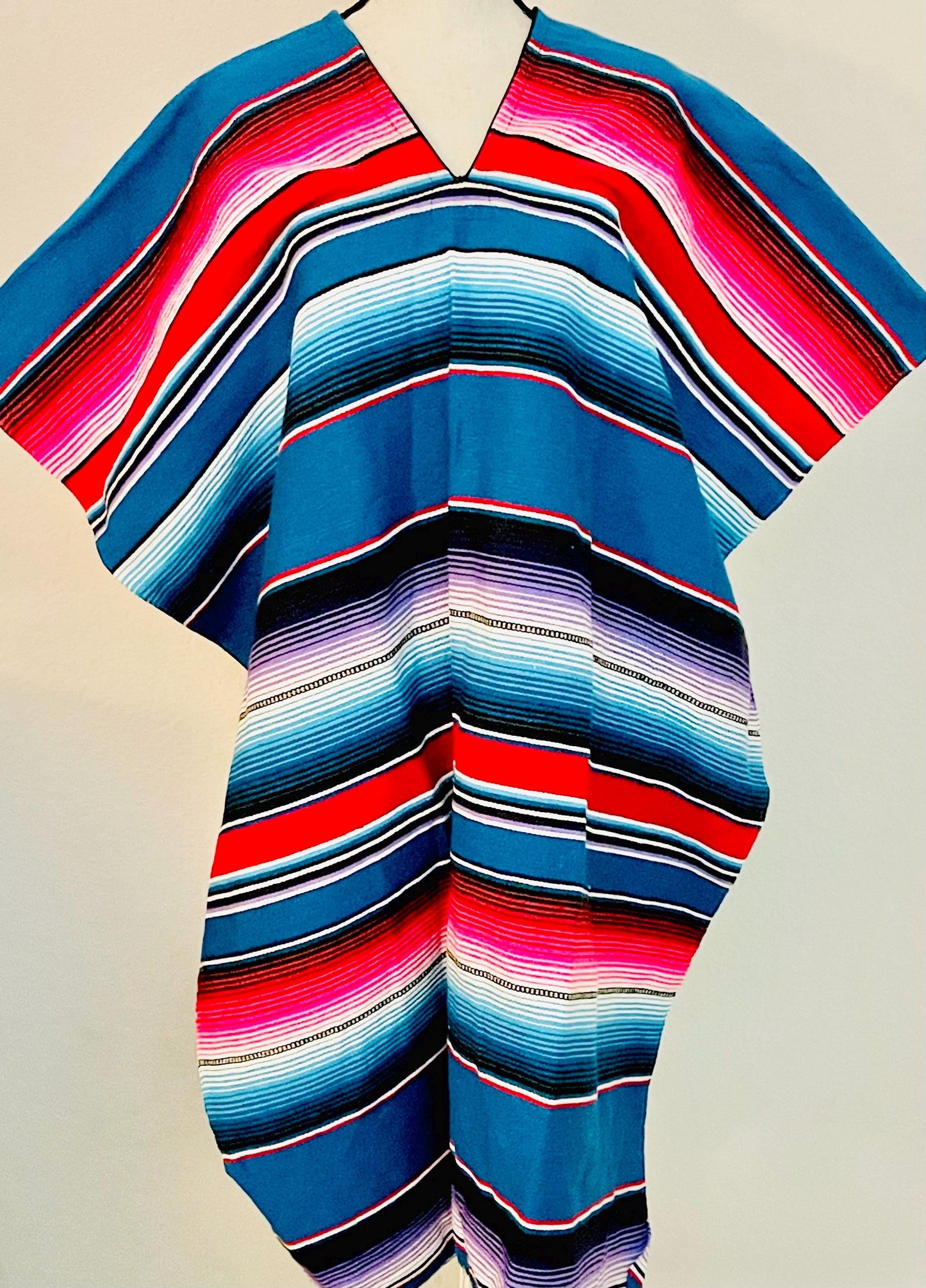 Adult Mexican Saltillo Poncho Sarape Poncho Sarape Saltillo Mexicano