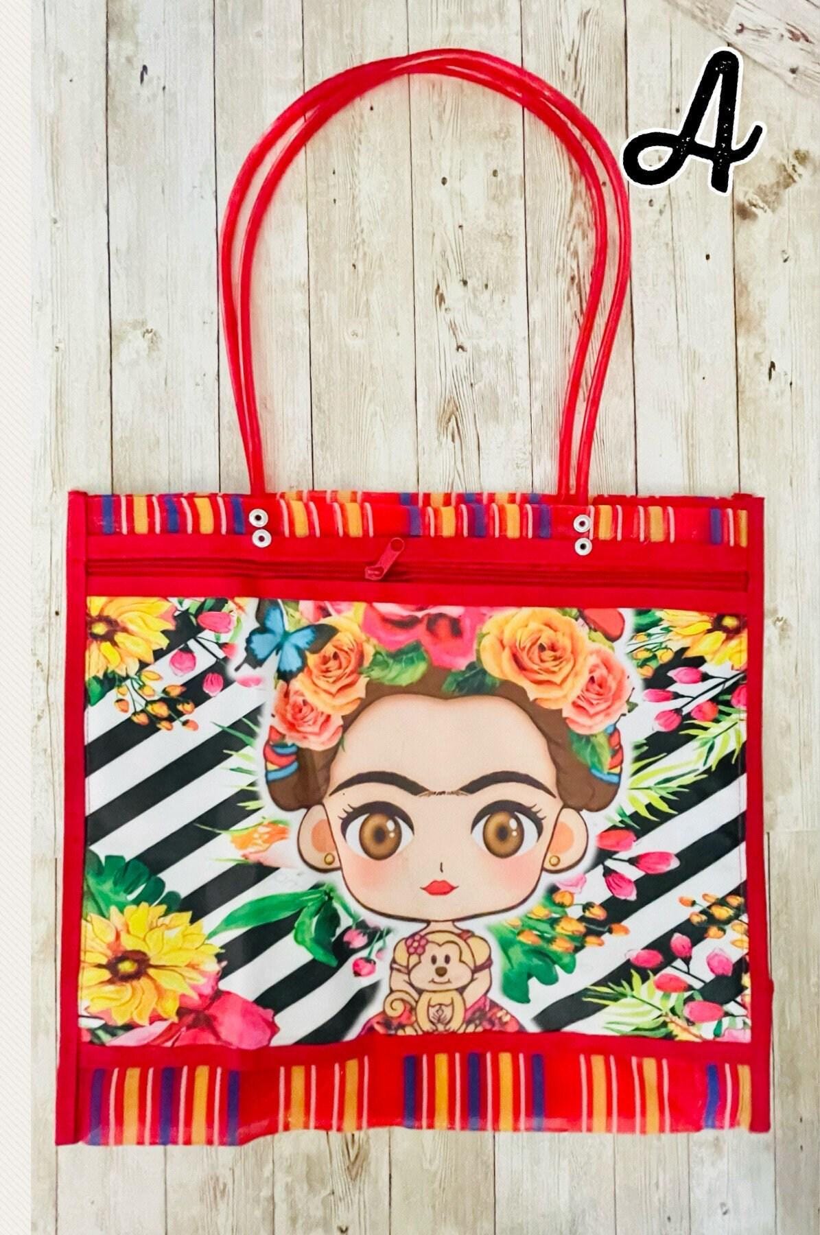 Frida Kahlo Reuseable Mesh Mercado Bags Bolsas de Maya de Frida Kahlo
