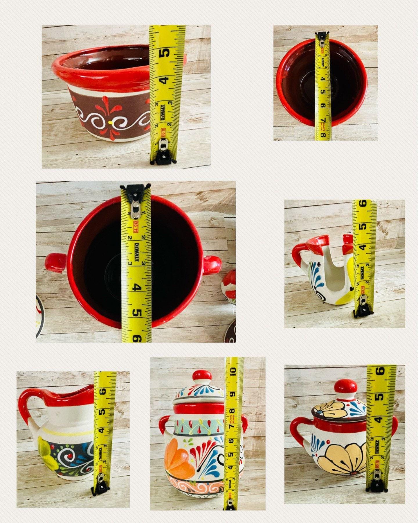 Terra Cota Mexican Clay Pots & Bowls Sets Ollas y Platos de Barro Engove en Sets