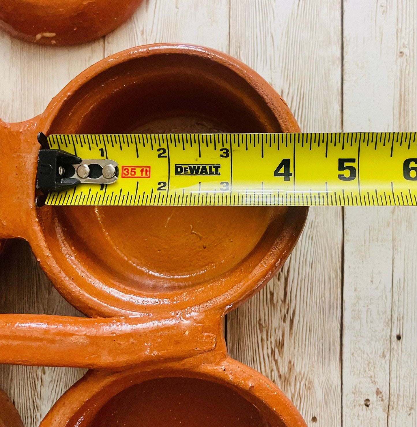 Terracotta Salsa Holder 2, 3 & 4 Trays with Lid Salsero de Barro con 2, 3 y 4 Cazuelitas con Tapa