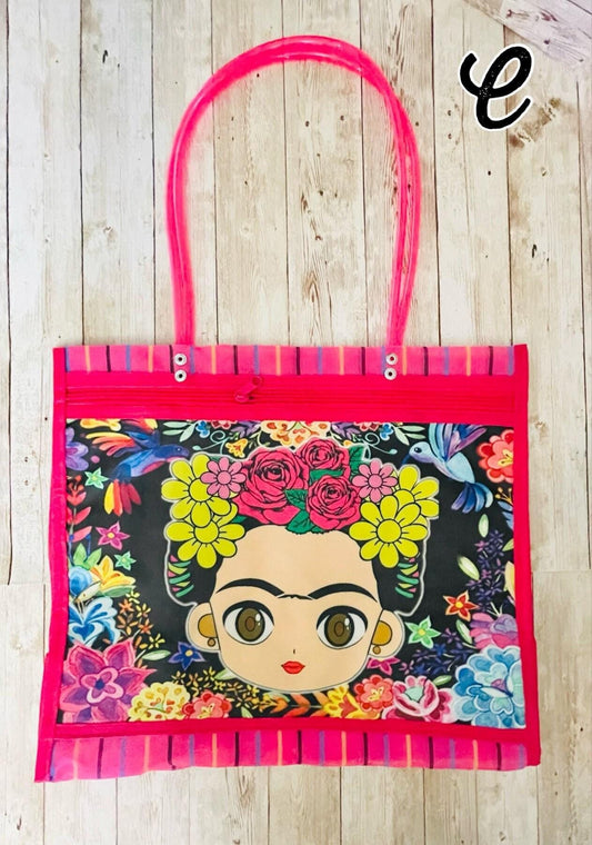 Frida Kahlo Reuseable Mesh Mercado Bags Bolsas de Maya de Frida Kahlo