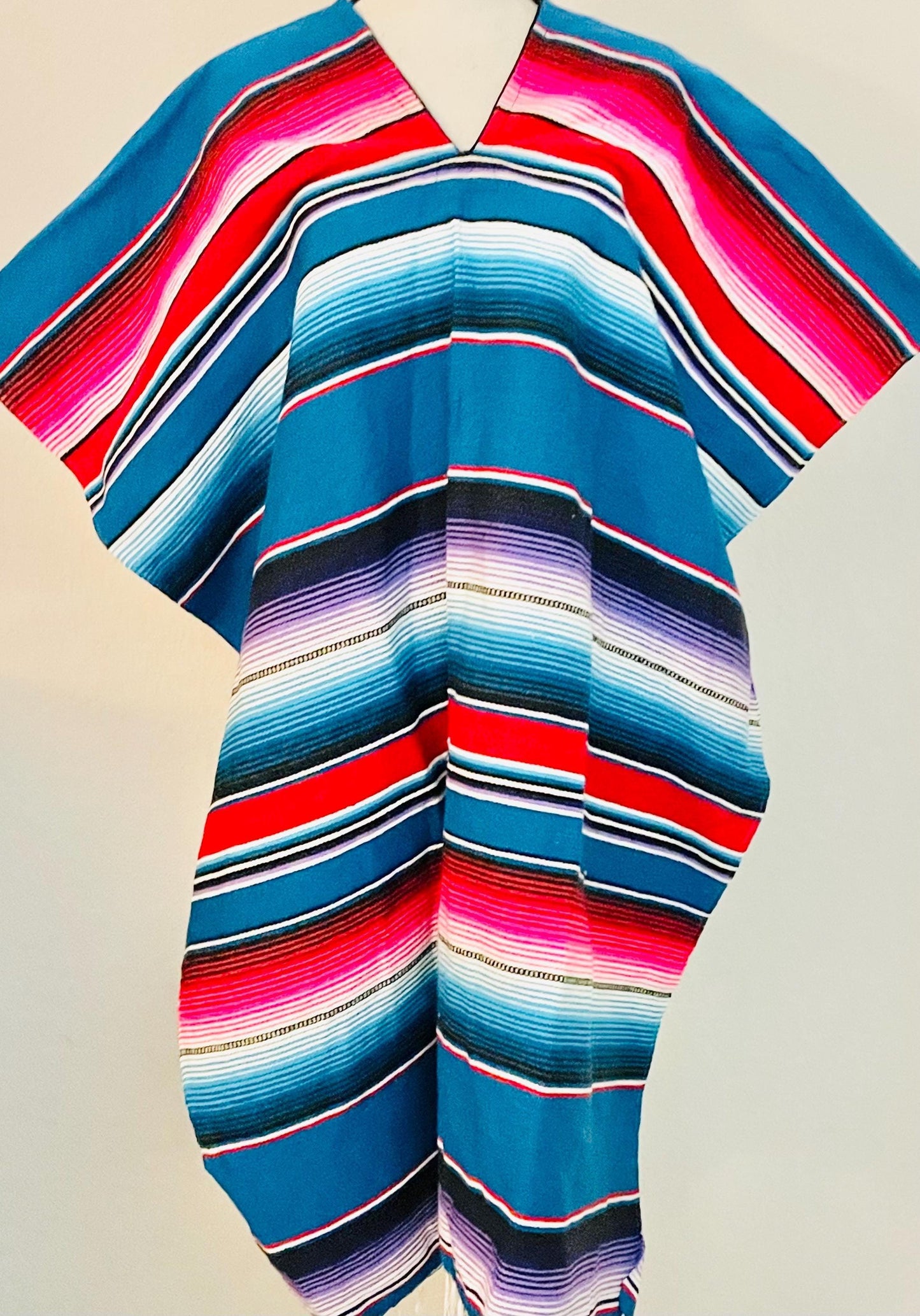 Adult Mexican Saltillo Poncho Sarape Poncho Sarape Saltillo Mexicano