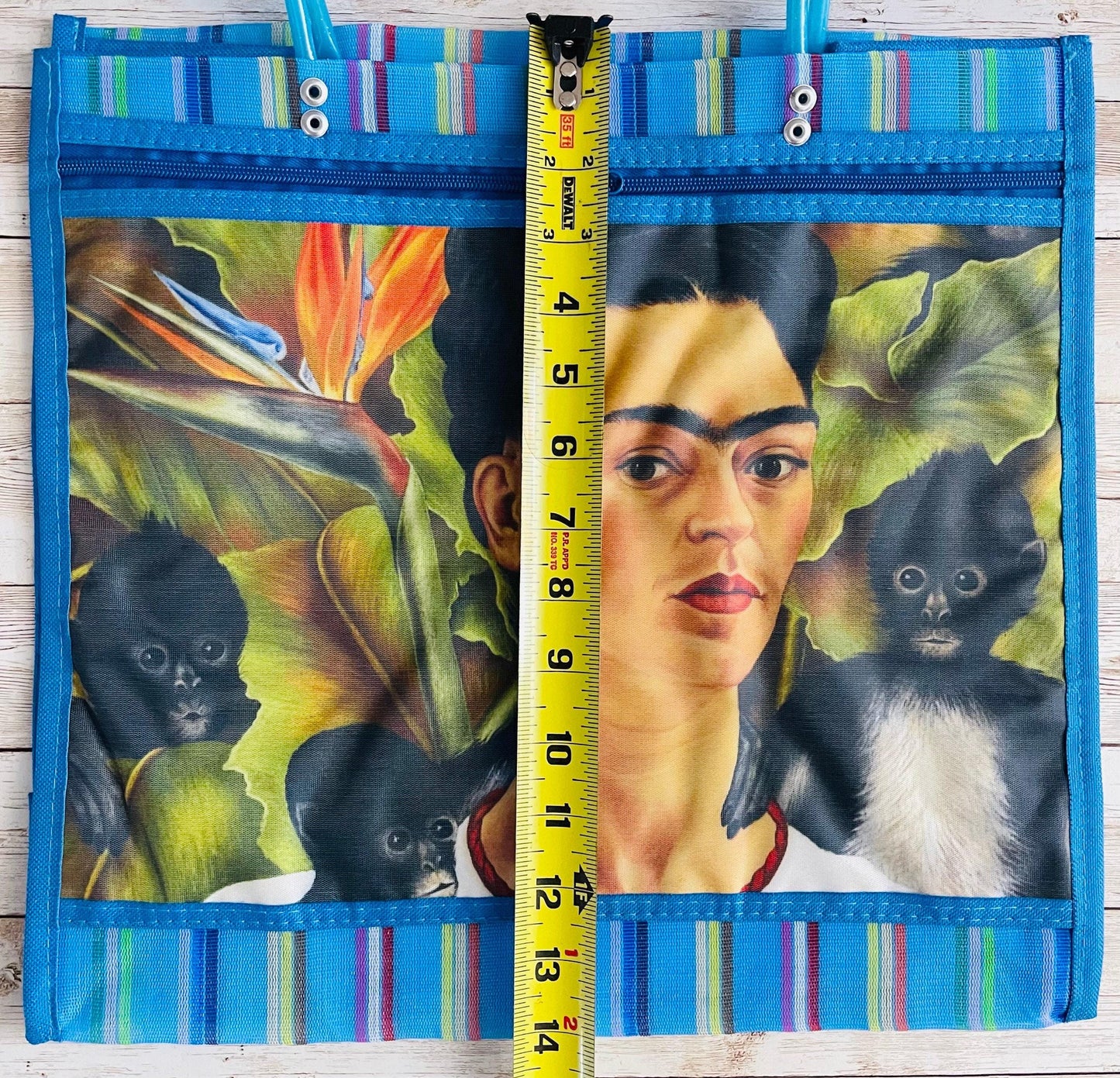 Frida Kahlo Reuseable Mesh Mercado Bag Bolsa de Maya de Frida Kahlo