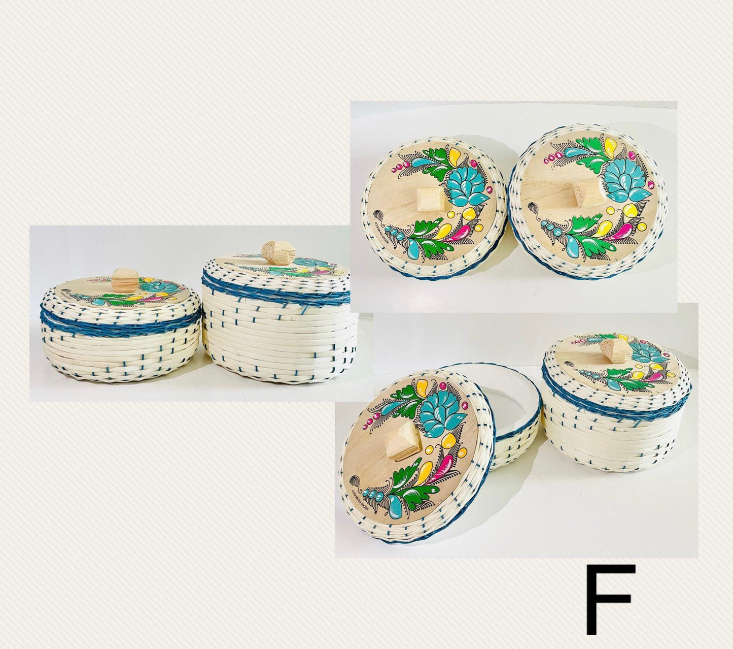 2 Palm Leaf Styrofoam Foam Tortilleros Combo