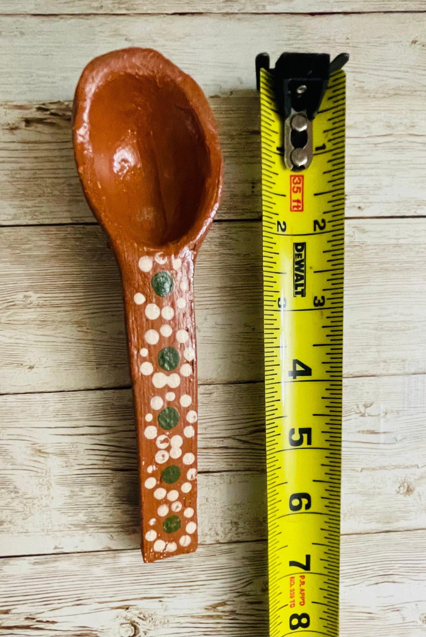 Mexican Terracotta Spoons Cucharas de Barro Mexicano