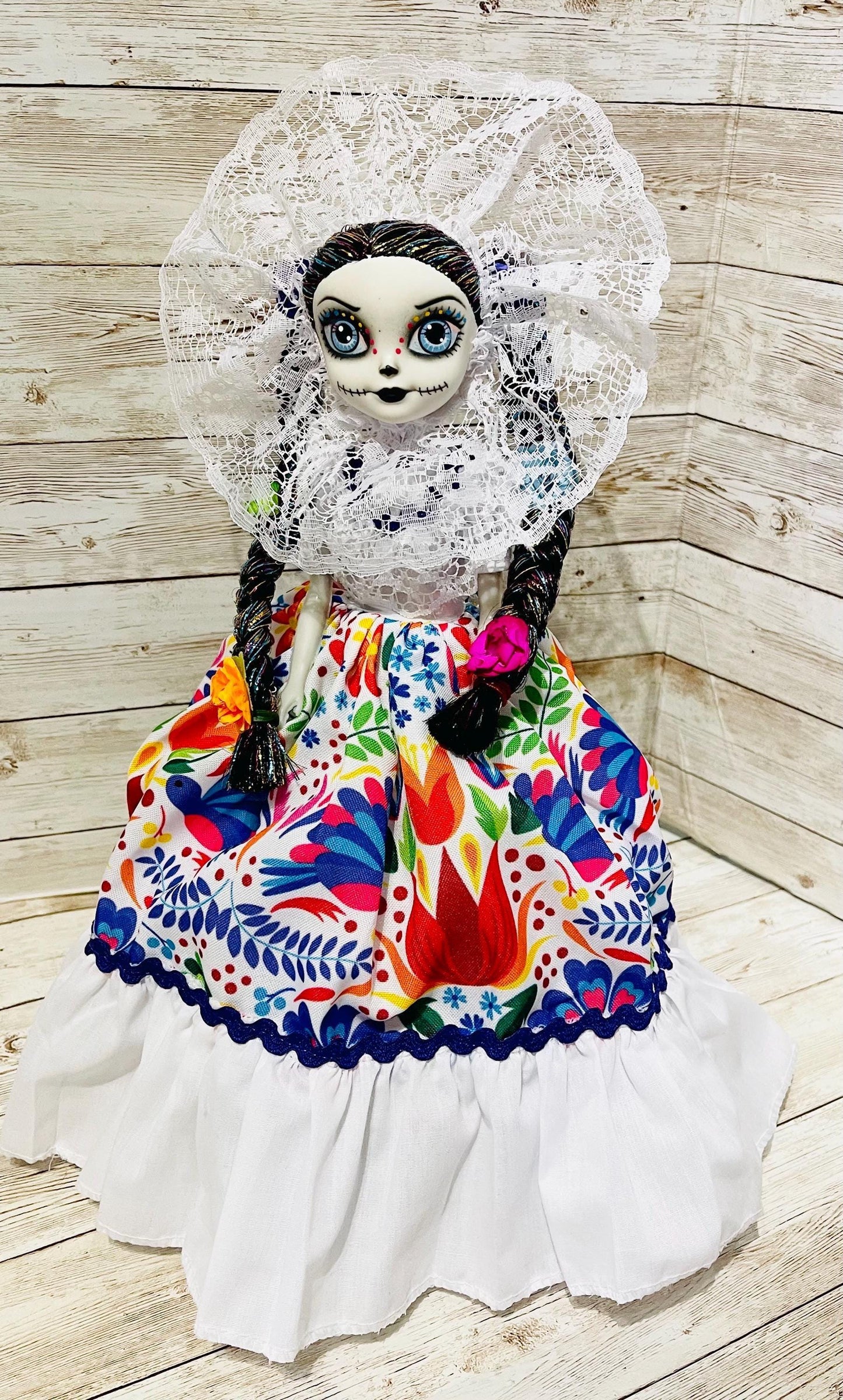 Day of the Dead Frida Kahlo Catrina Doll Catrina de Frida Kahlo Dia de Muertos