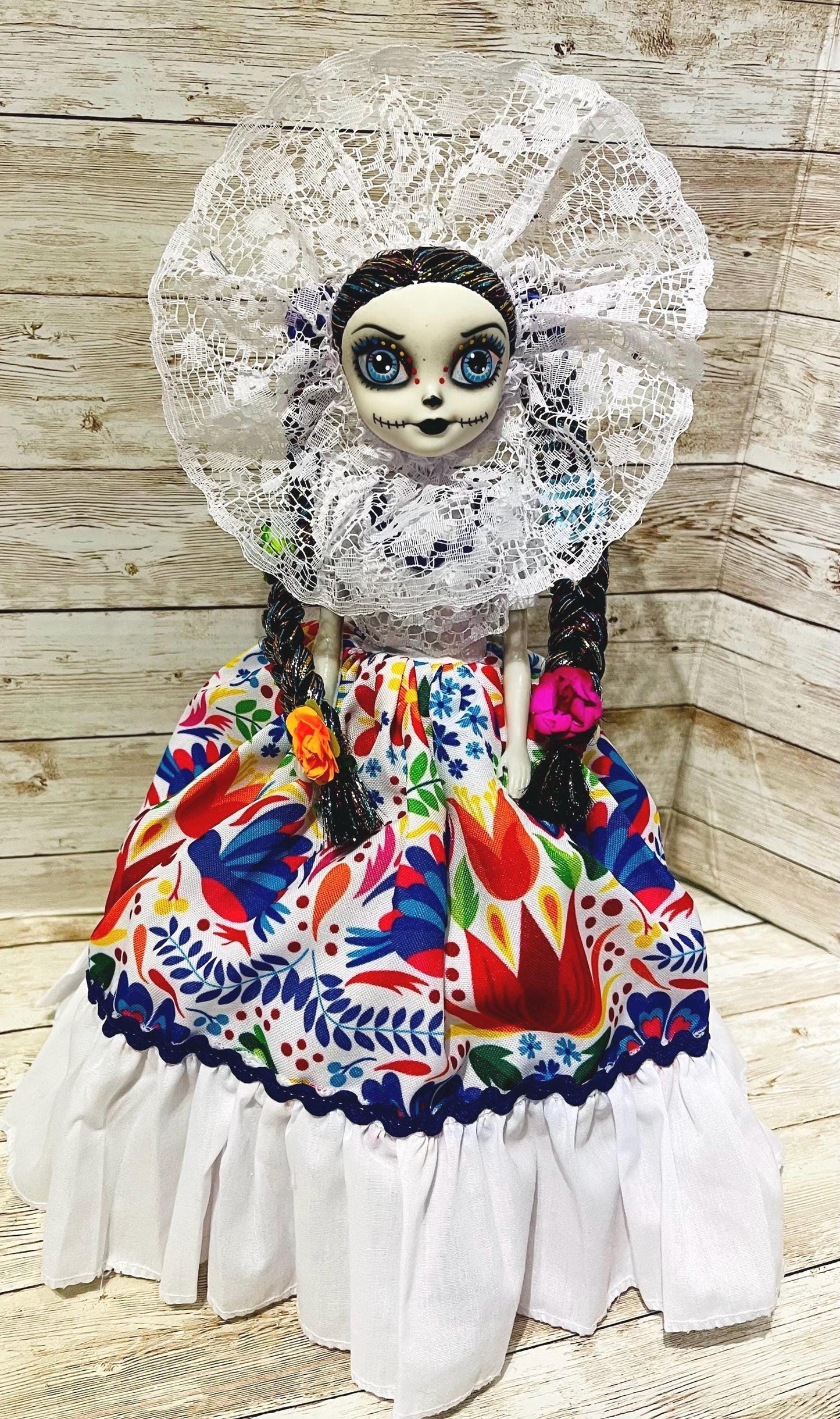 Day of the Dead Frida Kahlo Catrina Doll Catrina de Frida Kahlo Dia de Muertos