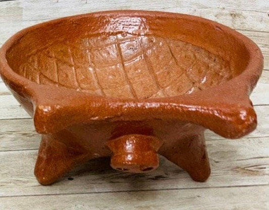 Authentic Mexican Pig Molcajete Molcajete Mexicano de Barro en Forna de Marranito