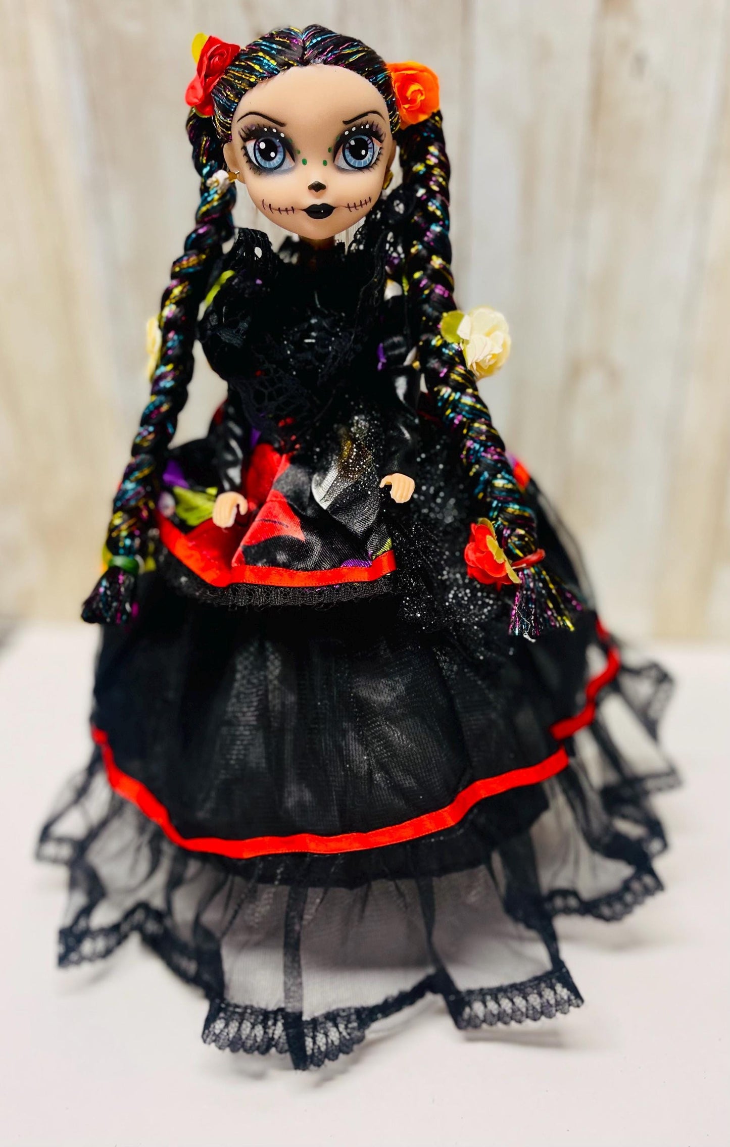 Day of the Dead Frida Kahlo Catrina Doll Catrina de Frida Kahlo Dia de Muertos