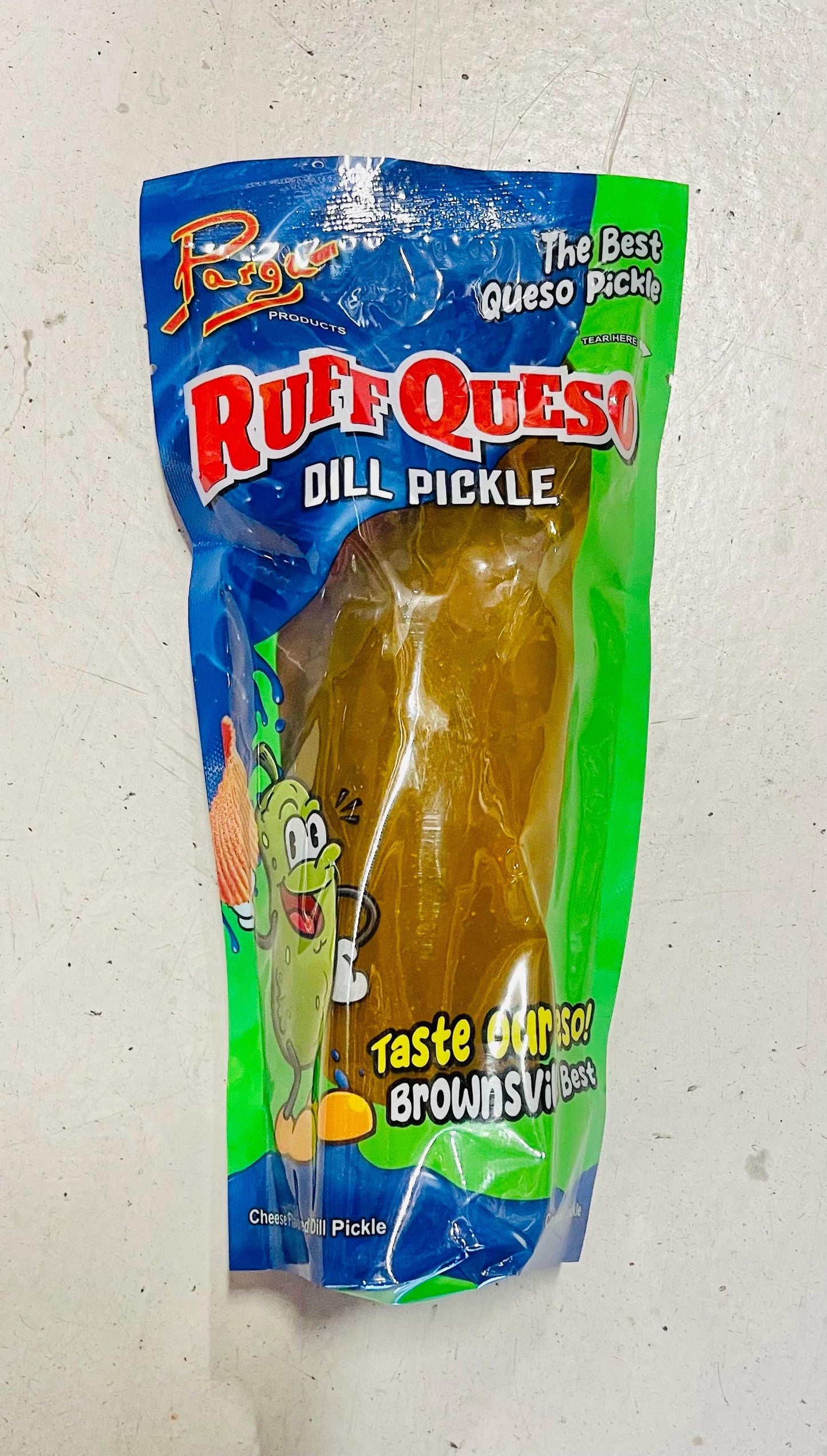 Dill Pickles Different Flavors Blue Fire, Ruffles and Nacho Cheese Flavor