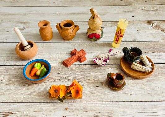 Day of the Dead Food Offerings Accessories Comida y Accessorios de Ofrendas para Dia De Los Muertos